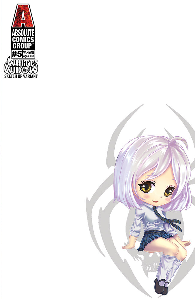 WW05 - White Widow #5 - White Widow Sketchup Chibi Version 2